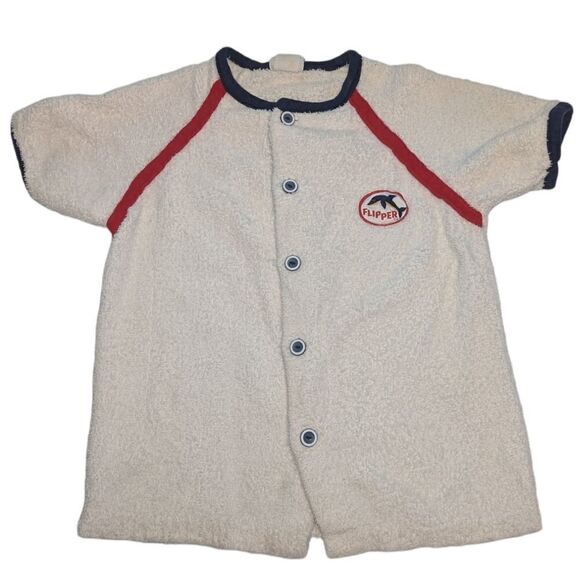 Flipper‎ by Sears Rare white swim coverup size 6-8 - Picture 1 of 5